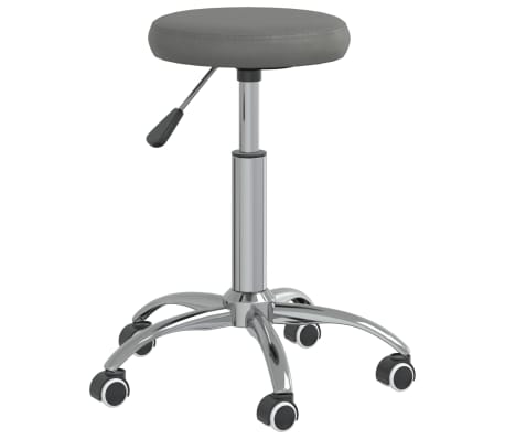 vidaXL Masažuotojo kėdė, pilkos spalvos, dirbtinė oda (333156)