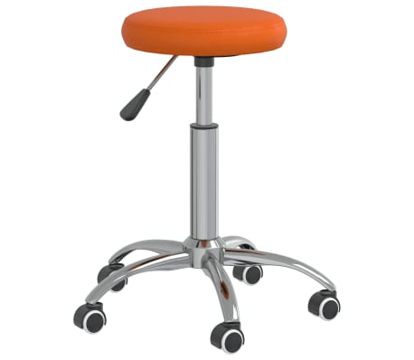 vidaXL Masažuotojo kėdė, oranžinės spalvos, dirbtinė oda (333158)