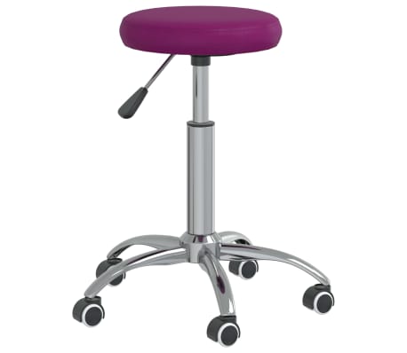 vidaXL Masažuotojo kėdė, violetinės spalvos, dirbtinė oda (333159)