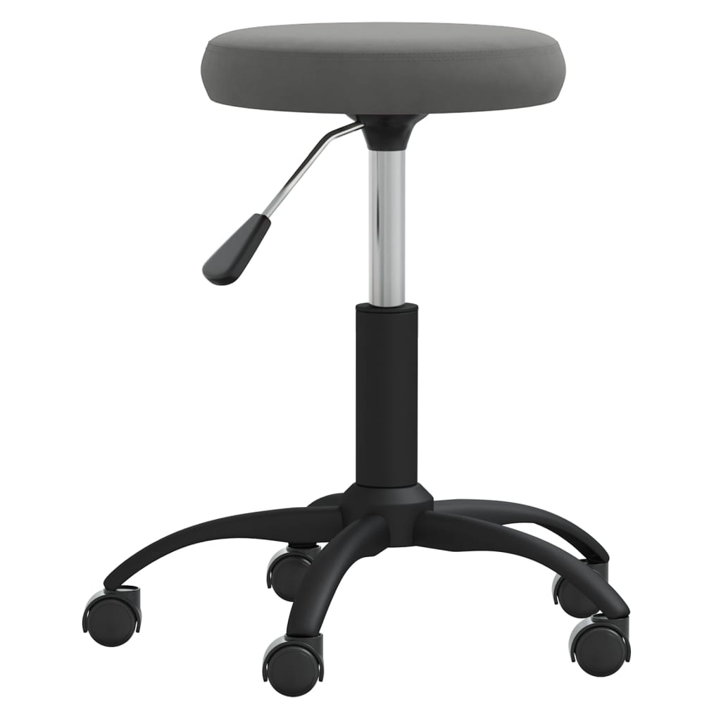 

vidaXL Eetkamerstoelen 4 st fluweel donkergrijs