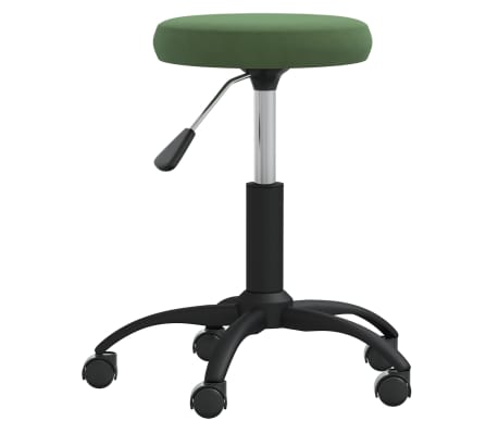 vidaXL Jídelní židle 4 ks tmavě zelené samet