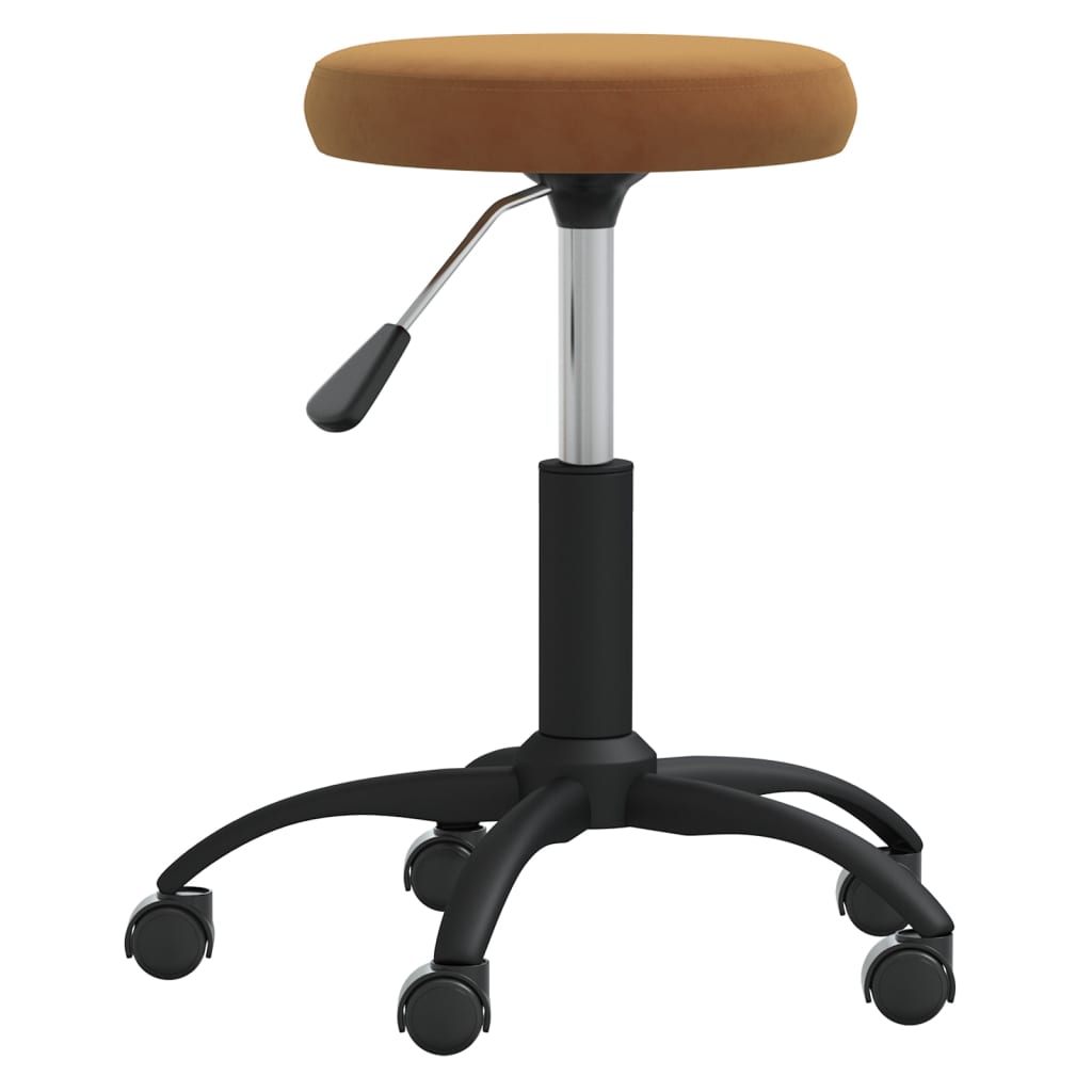 

vidaXL Eetkamerstoelen 6 st fluweel bruin