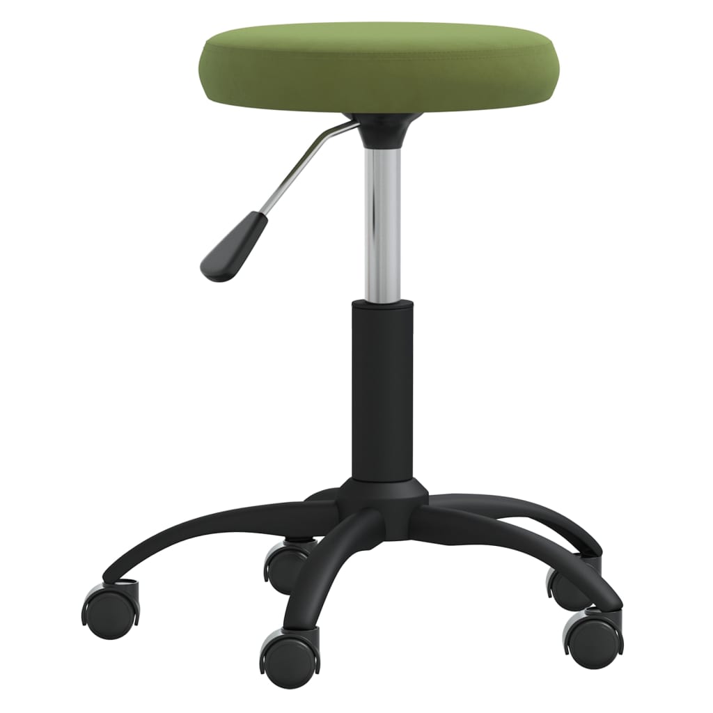 

vidaXL Eetkamerstoelen 6 st fluweel lichtgroen