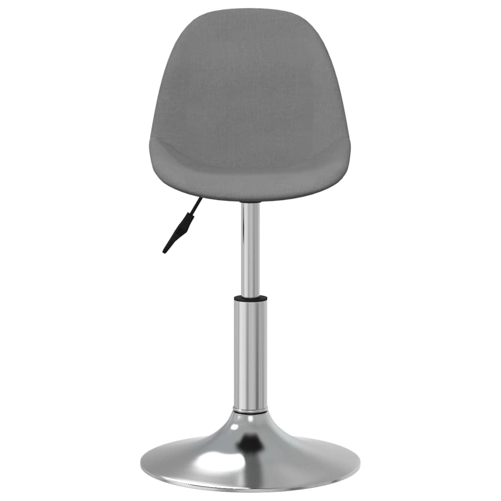 

vidaXL Eetkamerstoel stof lichtgrijs