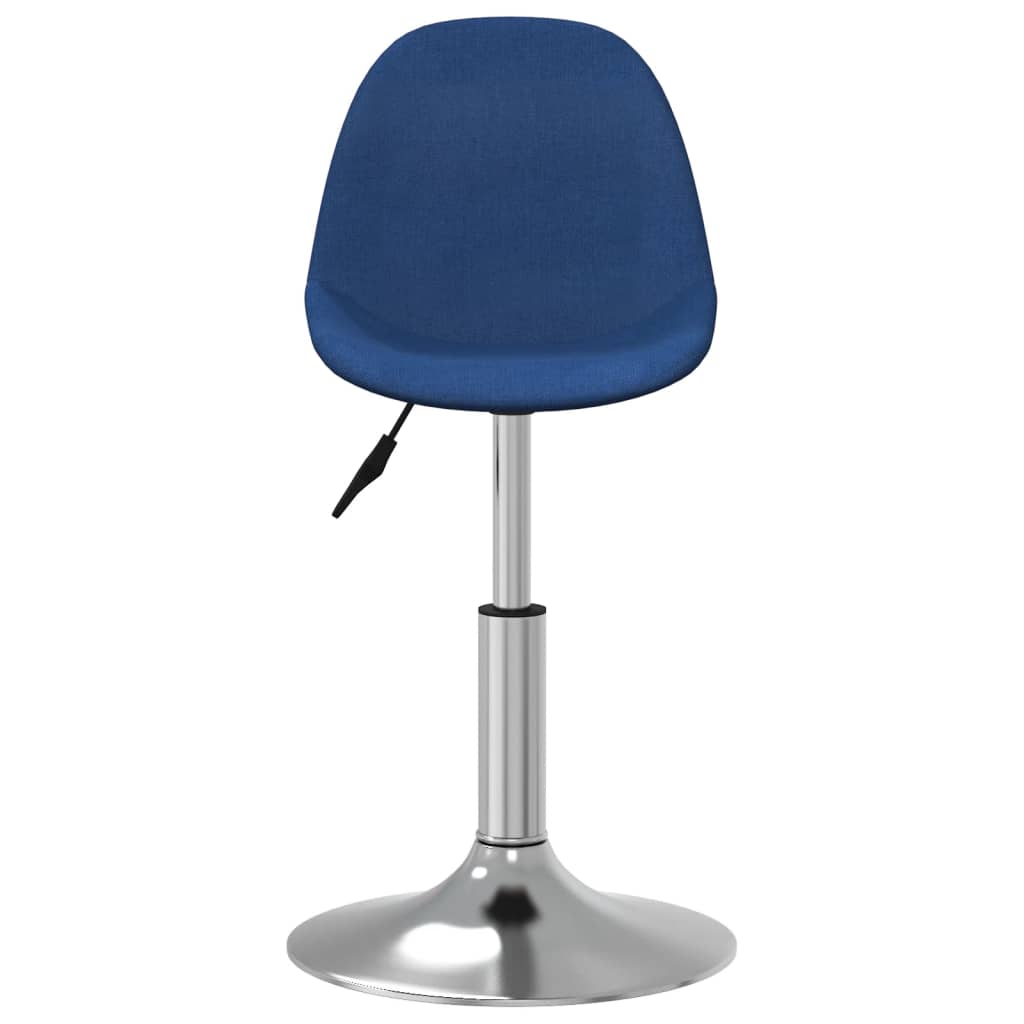 

vidaXL Eetkamerstoel stof blauw