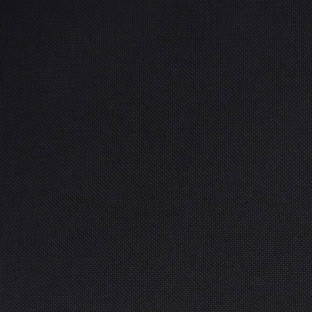 Otočné jídelní židle 6 ks černé textil