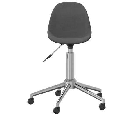 vidaXL drejelige spisebordsstole 4 stk. stof mørkegrå