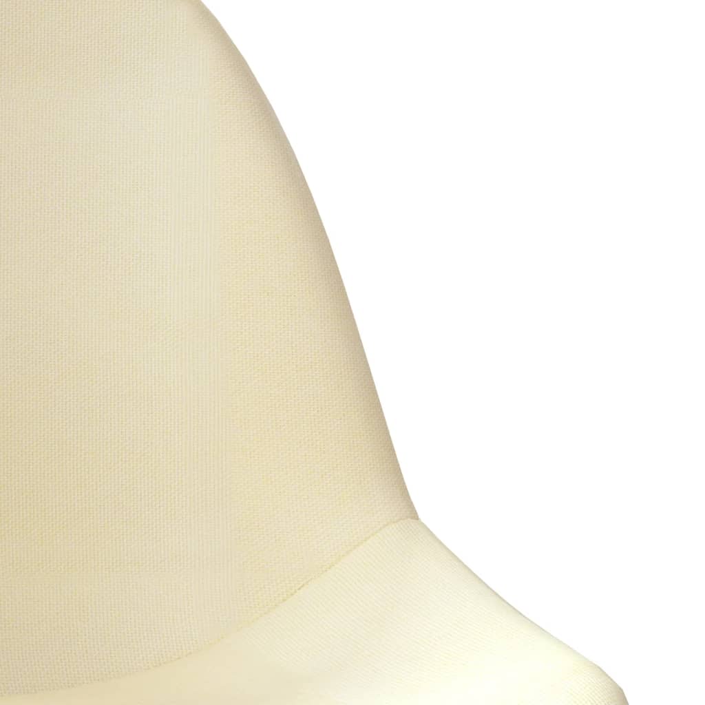 3086074 Swivel Dining Chair Cream Fabric (333457)
