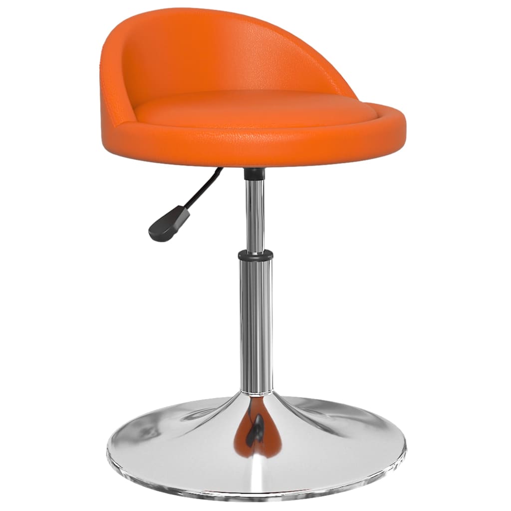 

vidaXL Eetkamerstoelen draaibaar 6 st kunstleer oranje