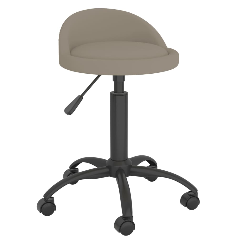 

vidaXL Eetkamerstoelen draaibaar 4 st fluweel lichtgrijs