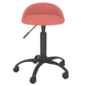 Masážní stolička růžová samet - obrázek 2