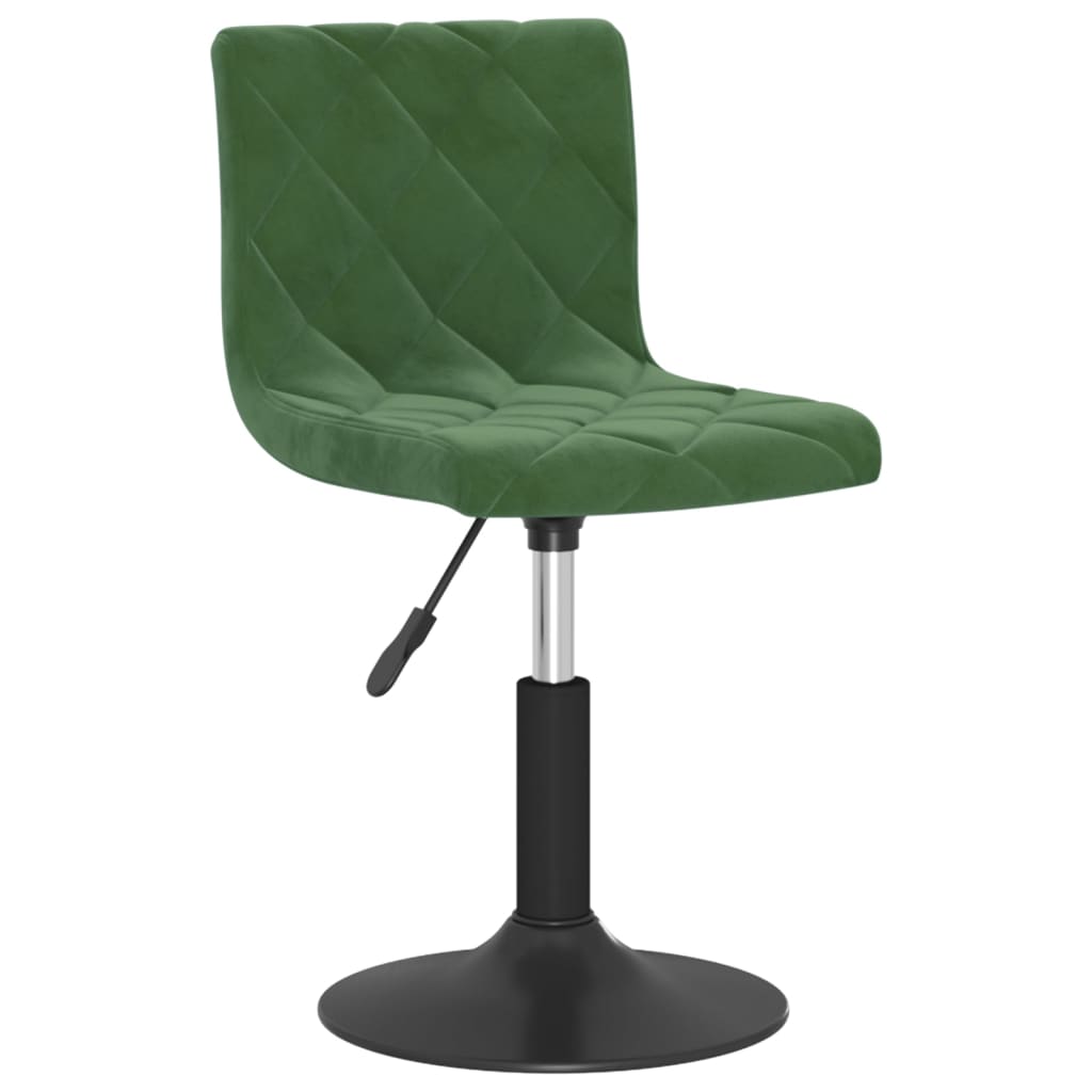 Pasukama valgomojo kėdė, tamsiai žalia, aksomas (333701) | Stepinfit