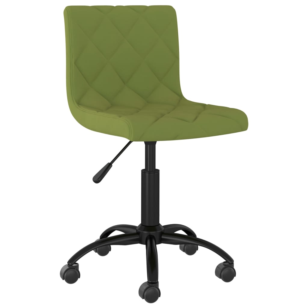 

vidaXL Eetkamerstoelen draaibaar 4 st fluweel lichtgroen
