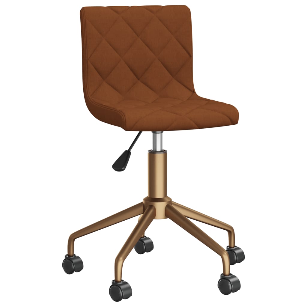 

vidaXL Eetkamerstoelen draaibaar 4 st fluweel bruin