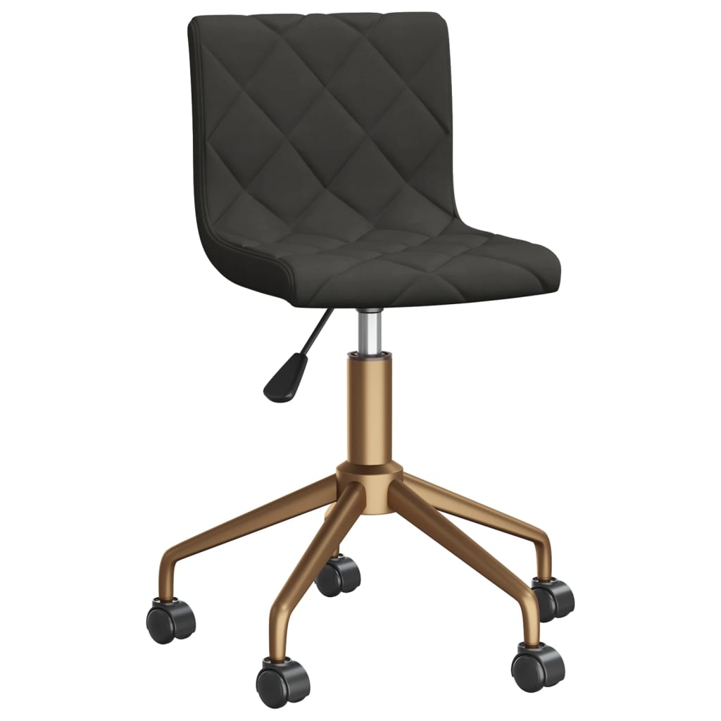 

vidaXL Eetkamerstoelen draaibaar 4 st fluweel donkergrijs