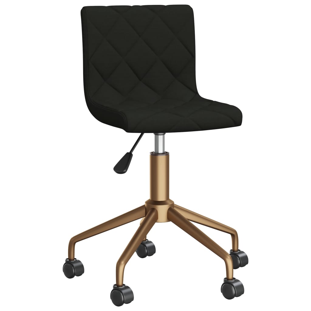 

vidaXL Eetkamerstoelen draaibaar 6 st fluweel zwart