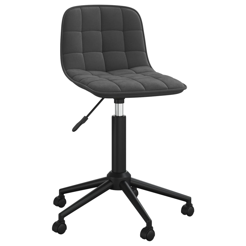 Petrashop  Otočná kancelářská židle černá samet