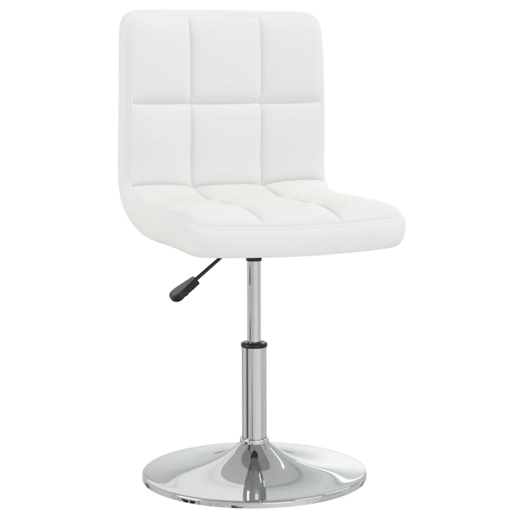 vidaXL Eetkamerstoelen 6 st kunstleer wit afbeelding