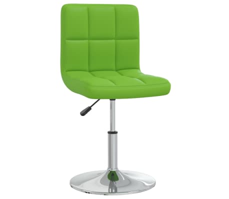 vidaXL Jedálenské stoličky 6 ks zelené umelá koža