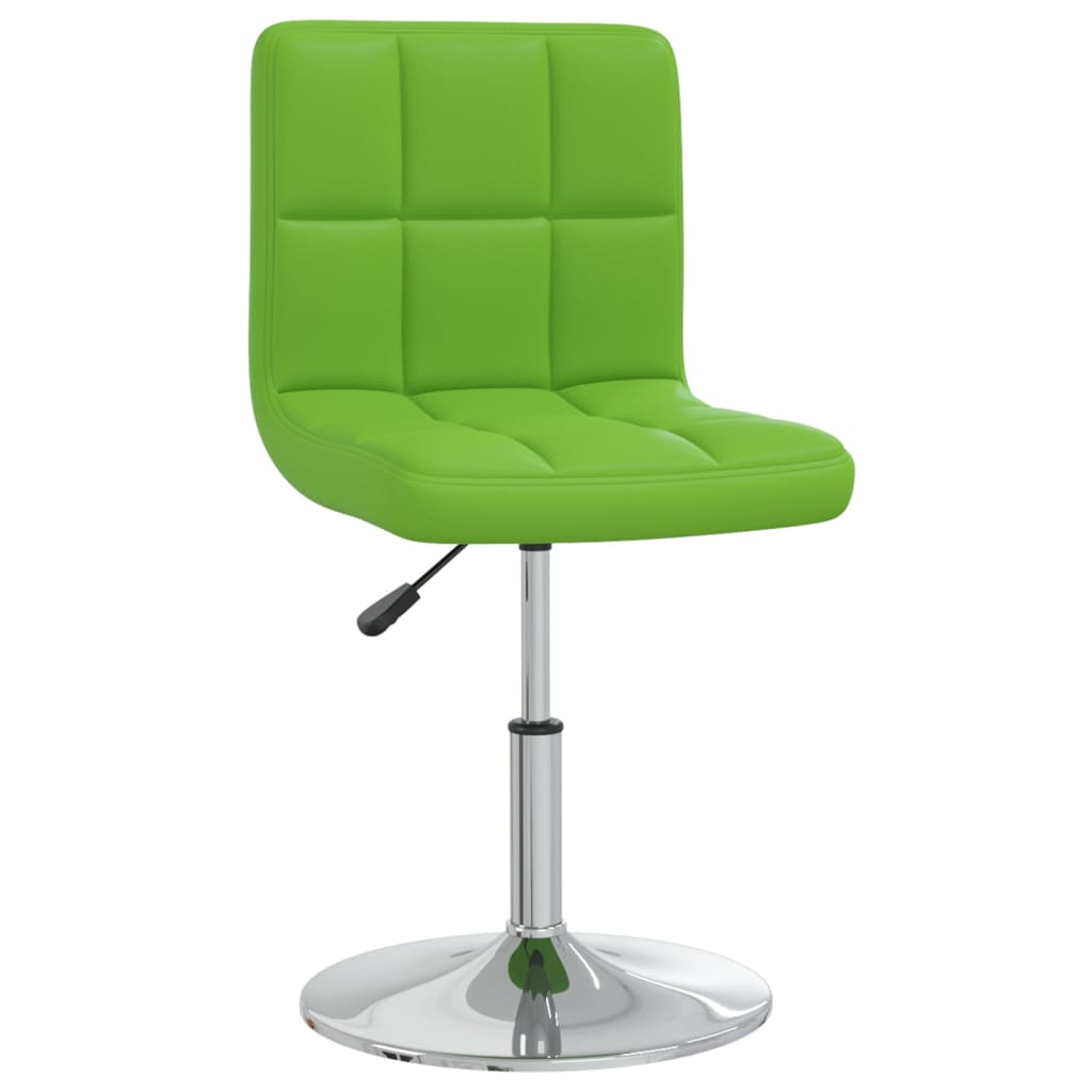 vidaXL Scaun de masă, verde, piele ecologică vidaXL imagine model 2022