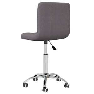 Otočná jídelní židle taupe textil - obrázek 3