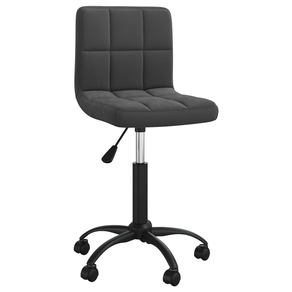 

vidaXL Eetkamerstoelen draaibaar 4 st fluweel zwart