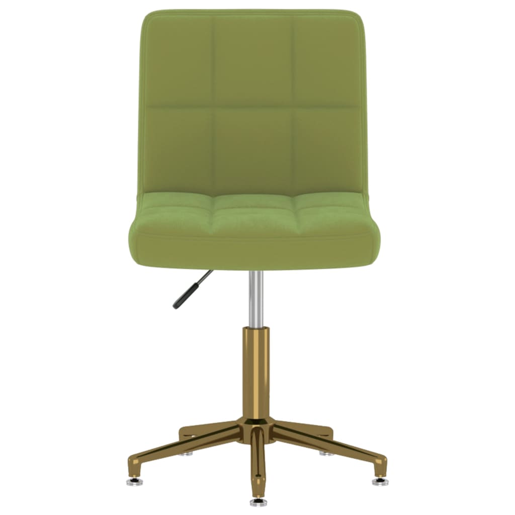 világoszöld bársony forgó irodaszék