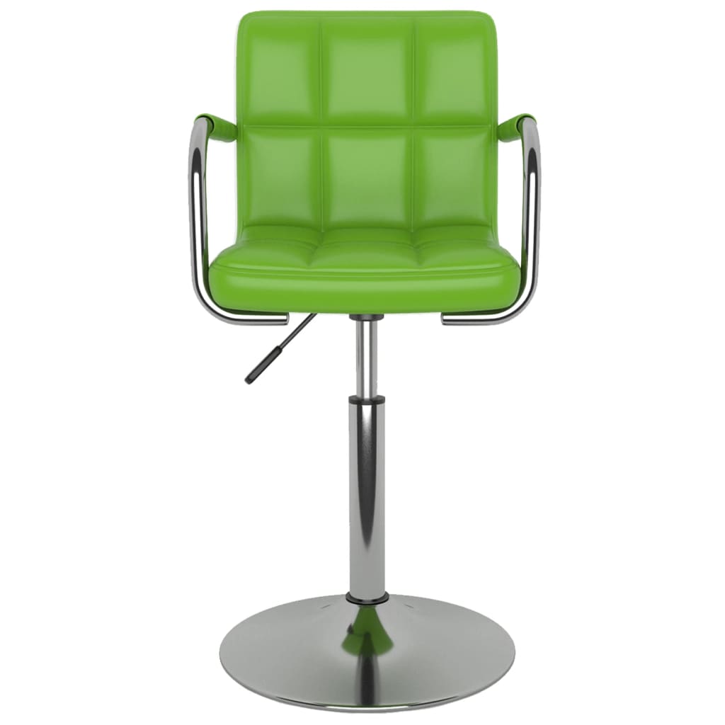 

vidaXL Eetkamerstoelen draaibaar 4 st kunstleer groen