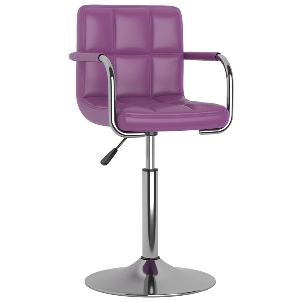 virtuves krēsls, violeta mākslīgā āda | Stepinfit.lv