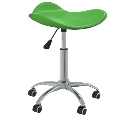 vidaXL Obrotowe krzesła stołowe, 6 szt., zielone, sztuczna skóra