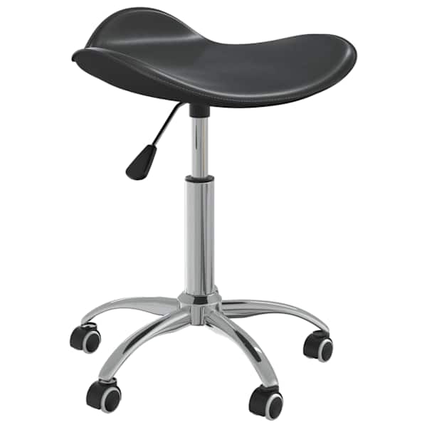 vidaXL kontoritool, must, kunstnahk