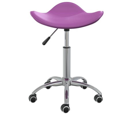 vidaXL biroja krēsls, violeta mākslīgā āda