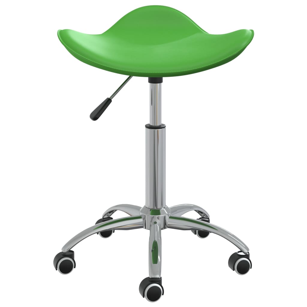 vidaXL Chaise de bureau Vert Similicuir