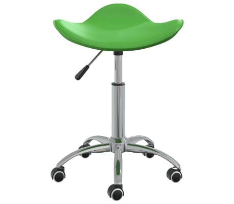 vidaXL Chaise de bureau Vert Similicuir