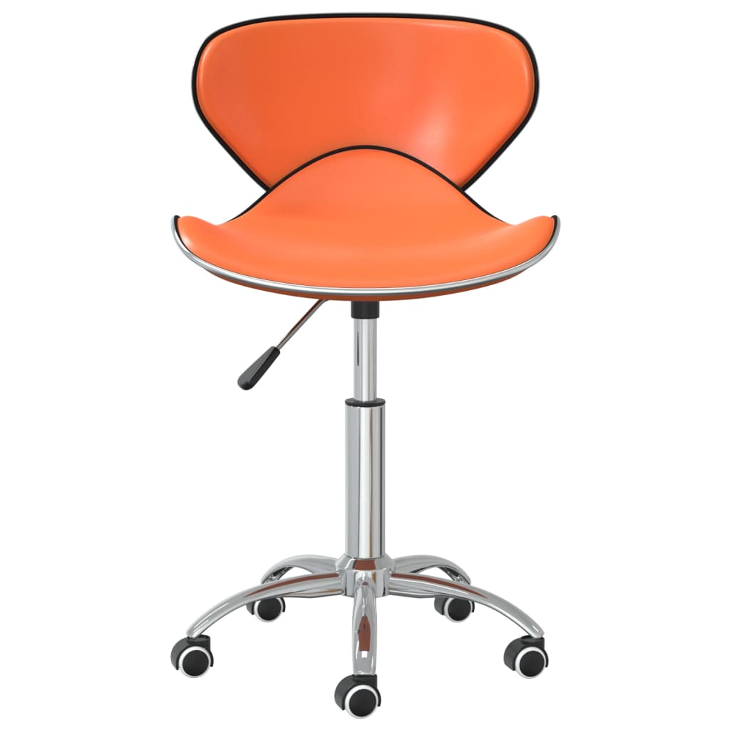 

vidaXL Eetkamerstoelen draaibaar 4 st kunstleer oranje