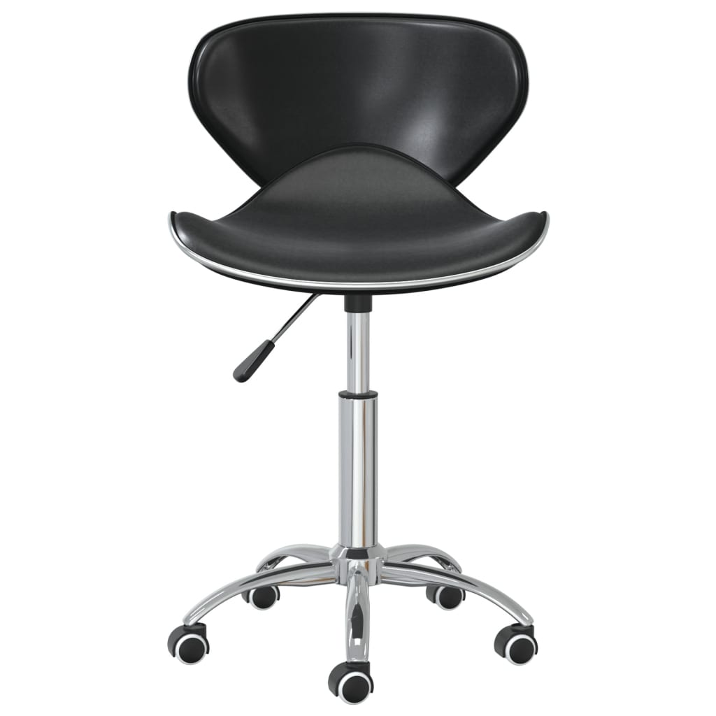 

vidaXL Eetkamerstoelen draaibaar 6 st kunstleer zwart