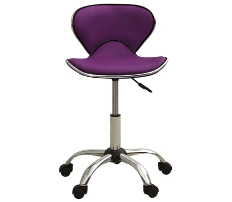 vidaXL Biuro kėdė, violetinės spalvos, dirbtinė oda (323681)