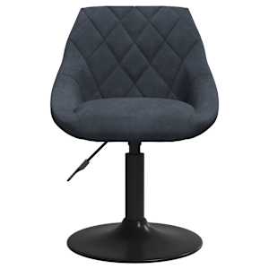 Vrtljivi jedilni stoli 6 kosov temno siv žamet - slika 4