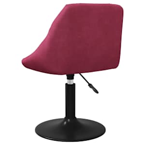 Jídelní židle vínová samet - obrázek 5