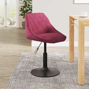 Jedilni stol vinsko rdeč žamet