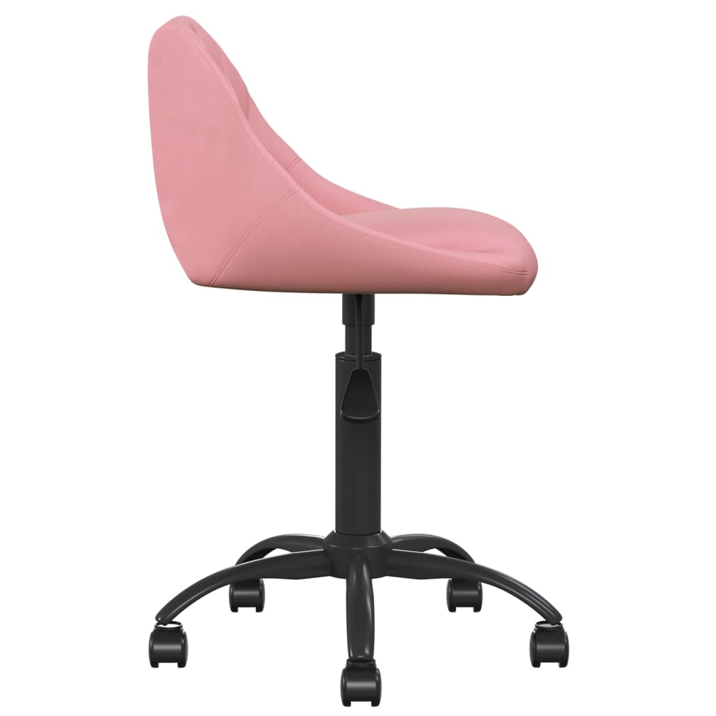 Thumbnail - vidaXL Bürostuhl Rosa Samt