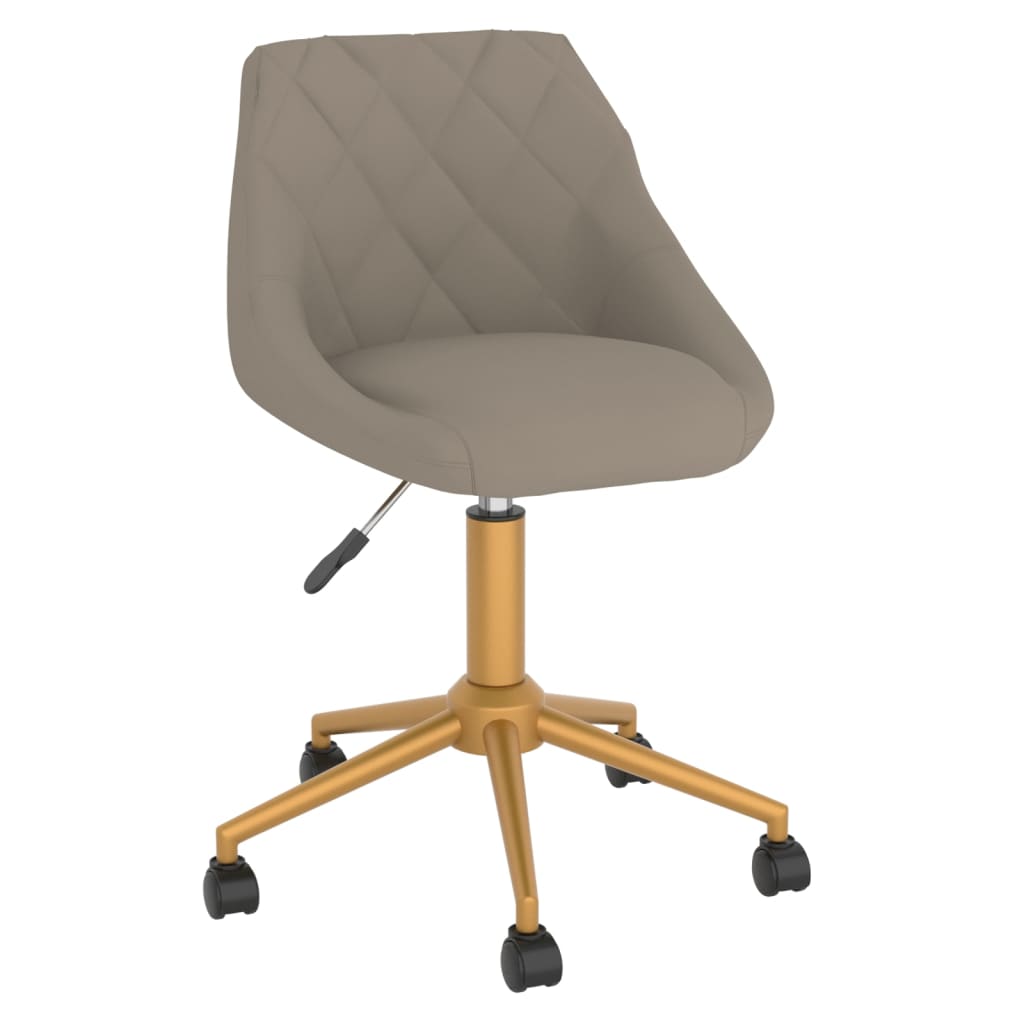 

vidaXL Eetkamerstoelen draaibaar 4 st fluweel lichtgrijs