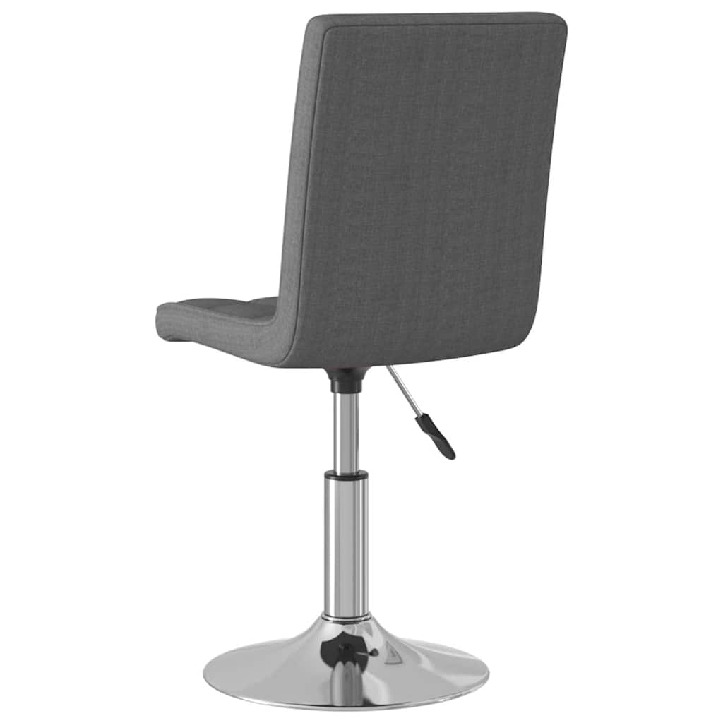 Barová židle světle šedá textil - obrázek 4