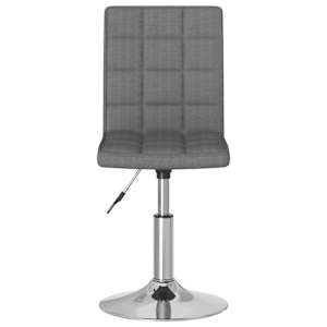 Barová židle světle šedá textil - obrázek 3