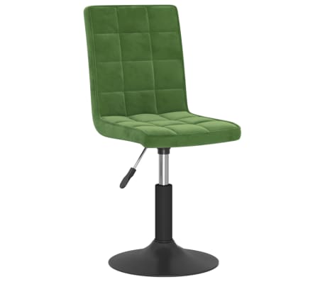 vidaXL Esszimmerst&uuml;hle 4 Stk. Drehbar Dunkelgr&uuml;n Samt