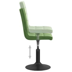 Vrtljivi jedilni stoli 4 kosi temno zelen žamet - slika 7