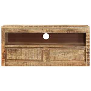 vidaXL TV Cabinet 88x30x40 cm Solid Wood Mango