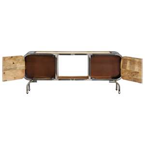 TV skříňka 110 x 30 x 42 cm masivní mangovníkové dřevo - obrázek 3