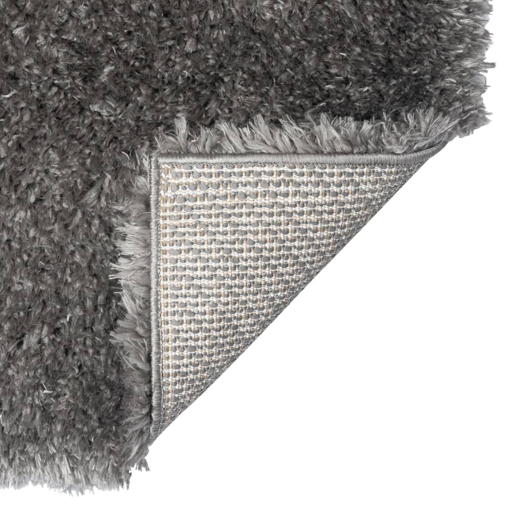 

vidaXL Vloerkleed shaggy hoogpolig 50 mm 200x290 cm antracietkleurig