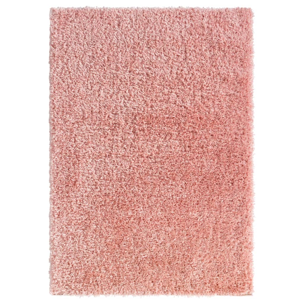 vidaXL Covor moale cu fire înalte, roz, 120×170 cm, 50 mm 120x170 imagine noua